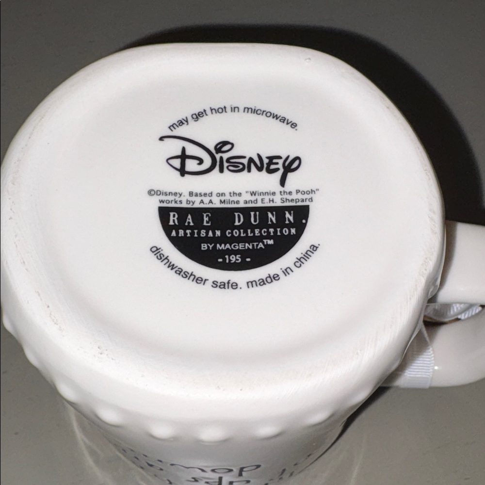 Rae Dunn Disney Winnie the Pooh Life is Full of Ups And Downs Mug - Picture 5 of 5